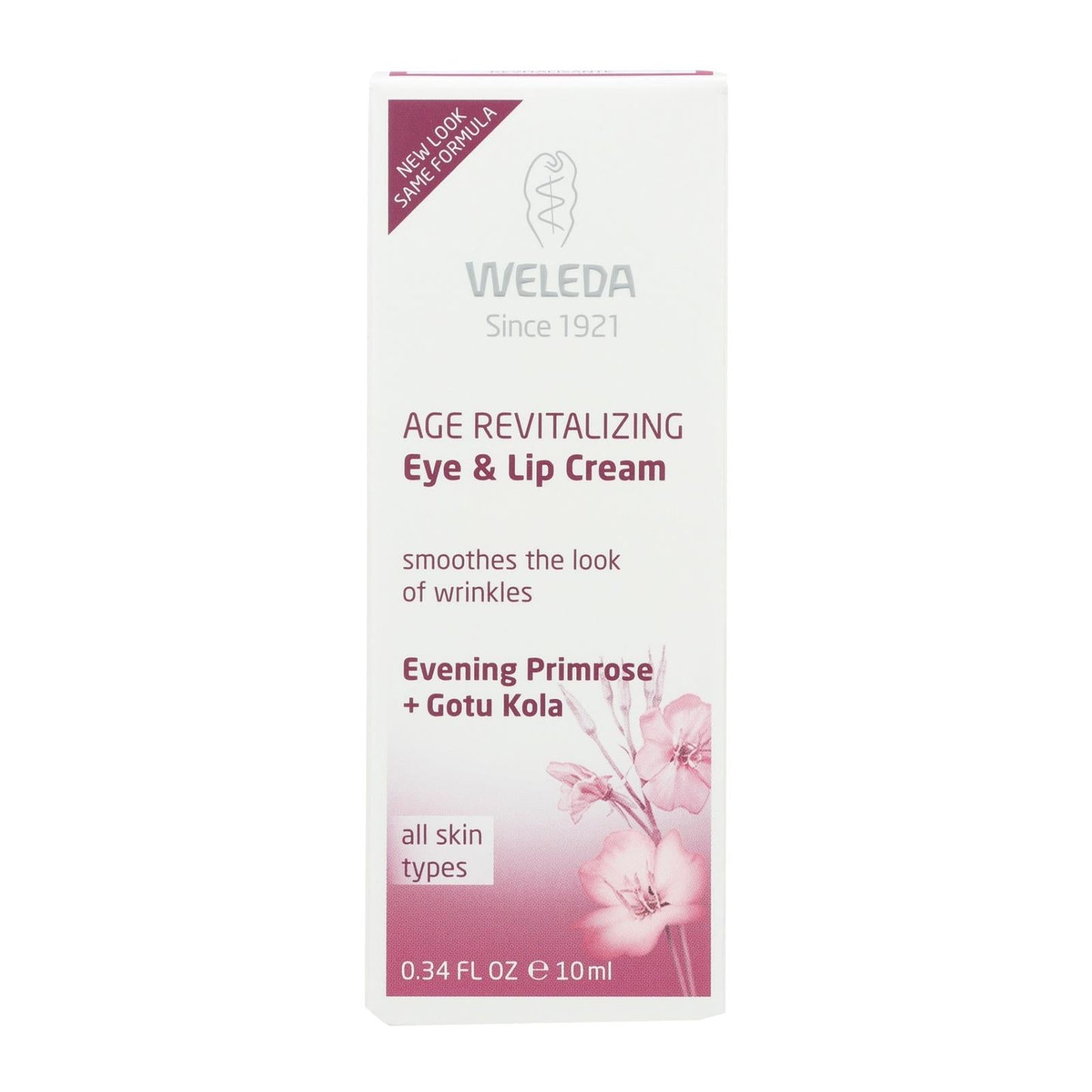 Weleda Age Revitalizing Eye and Lip Cream with Evening Primrose for Visibly Smoother Skin - 0.34oz