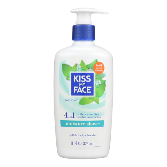 Kiss My Face Cool Mint Moisture Shave Cream (11 Fl Oz.)