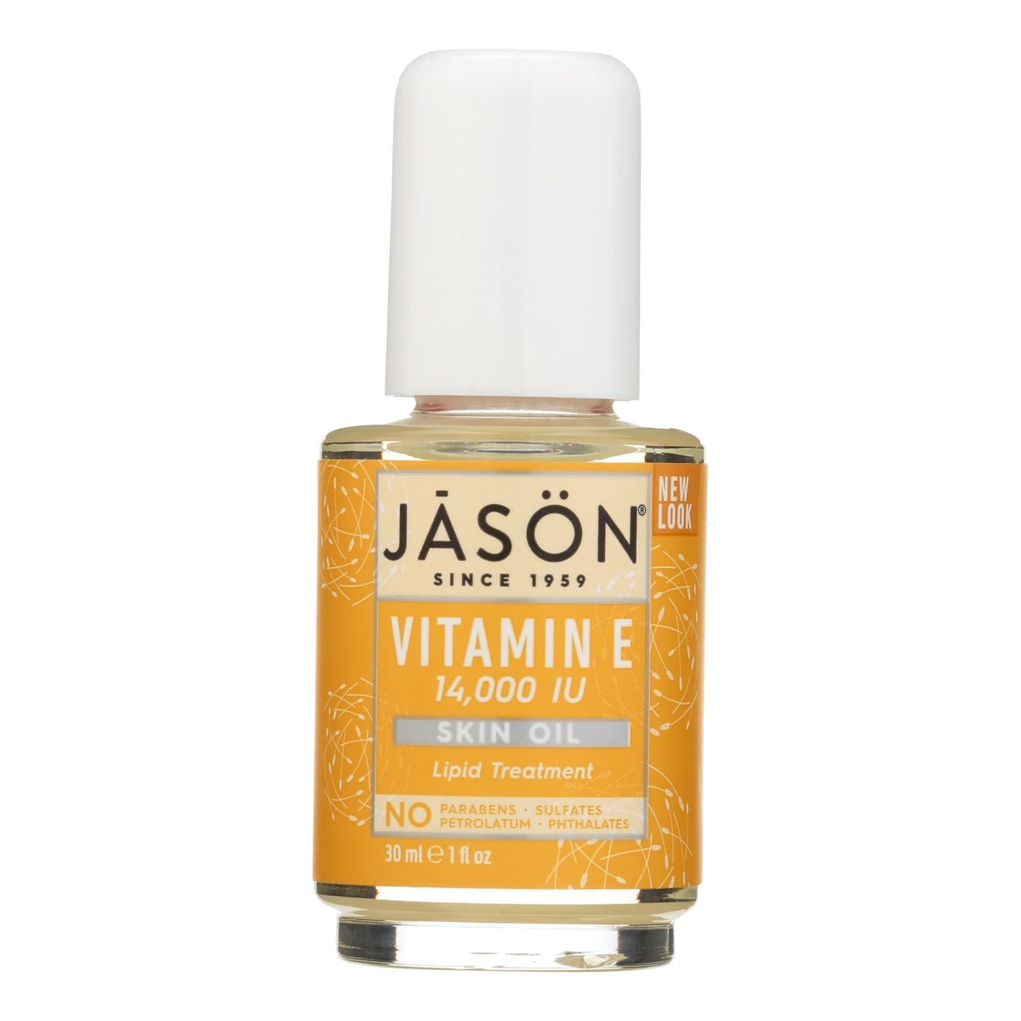 Jason Vitamin E Oil 14,000 IU - Pure Beauty Oil with Avocado, 1 oz (Pack of 3)