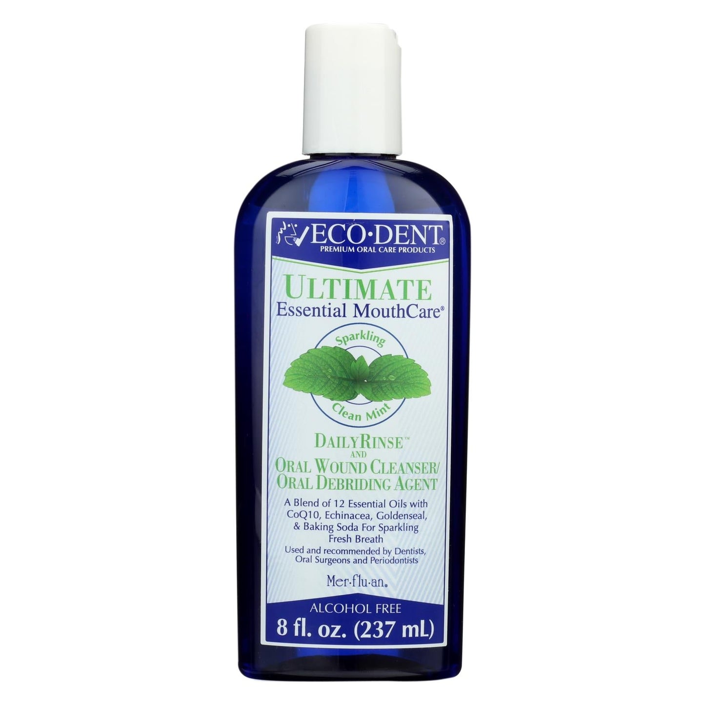 Eco-Dent Enriched with Oxygen Daily Rinse Mouthwash - 8 Oz.