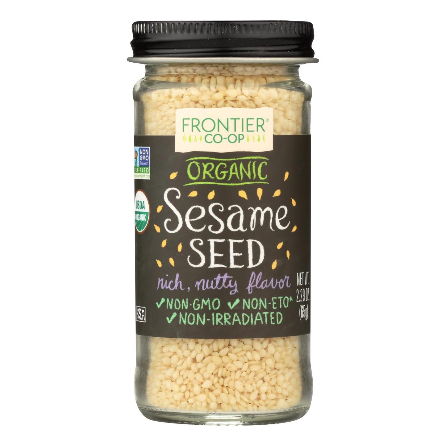 Frontier - Organic Whole Sesame Seeds (2.32 Oz.)