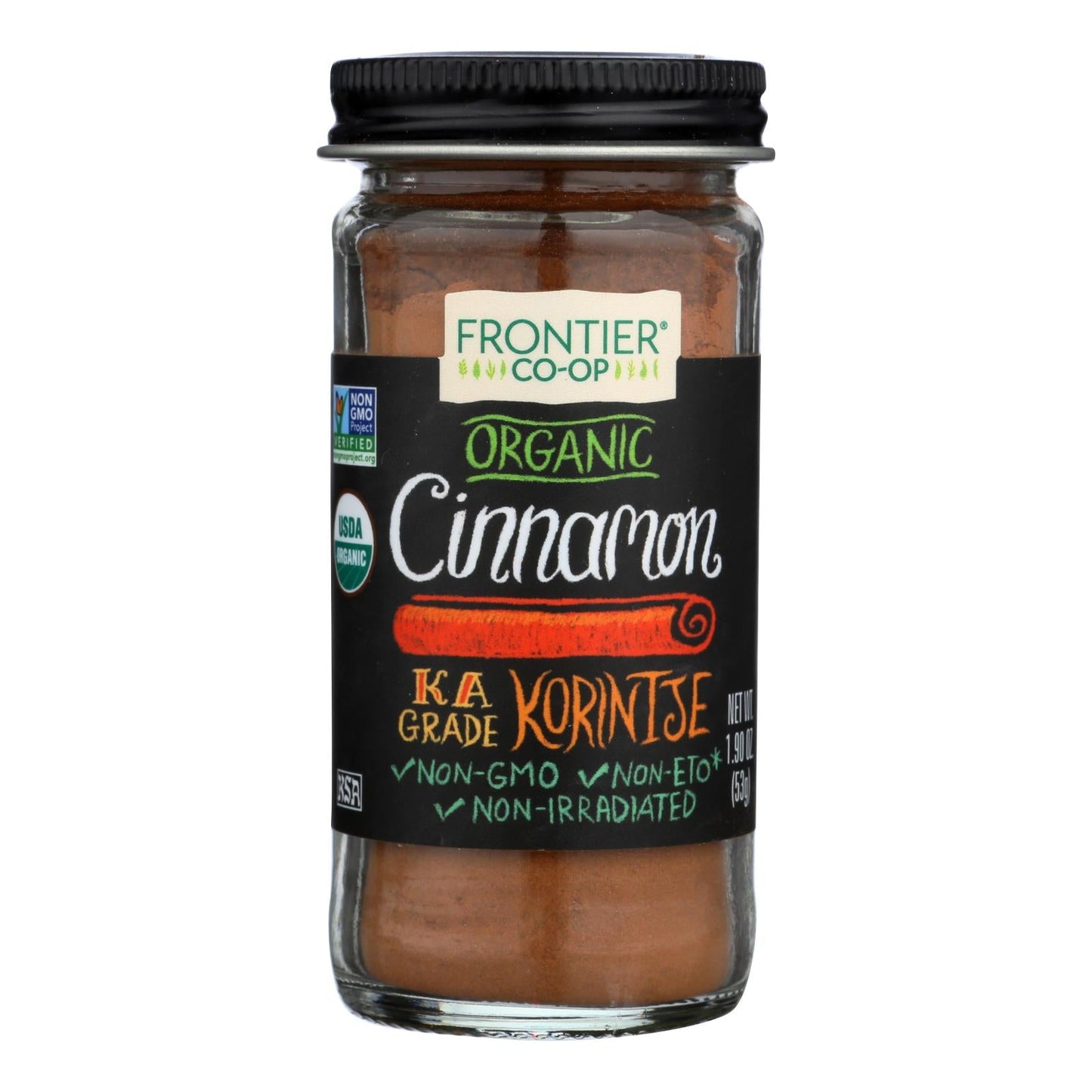Frontier Herb - Organic Ground Cinnamon, 1.90 Oz. Grade A, 3% Oil by Frontier Herb