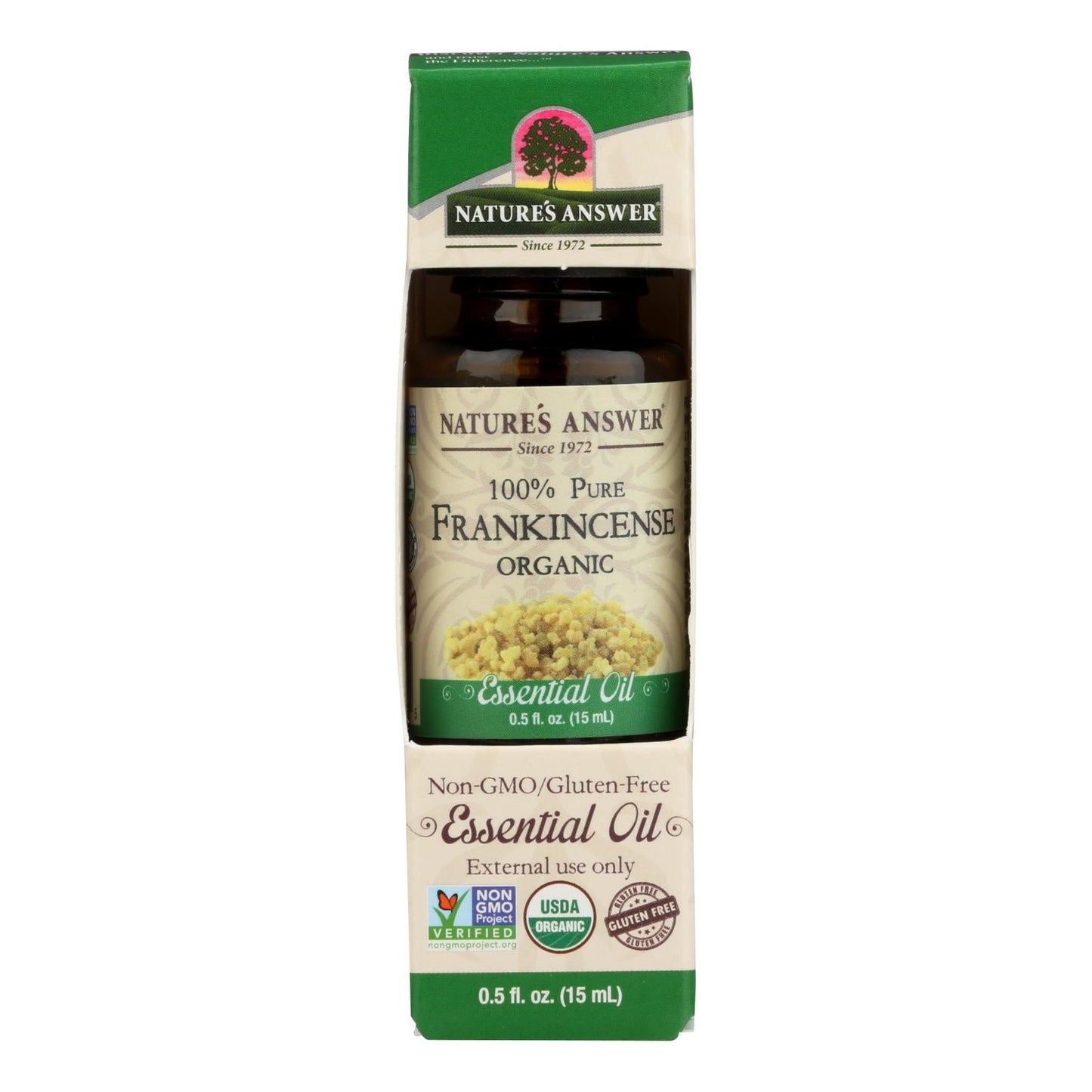 Nature's Answer Organic Essential Oil Frankincense, 0.5 Oz.