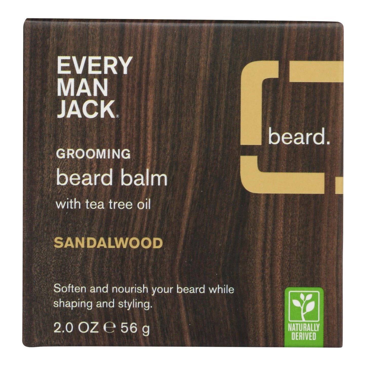 Every Man Jack Sandalwood Scent Beard Balm - 2 Oz.