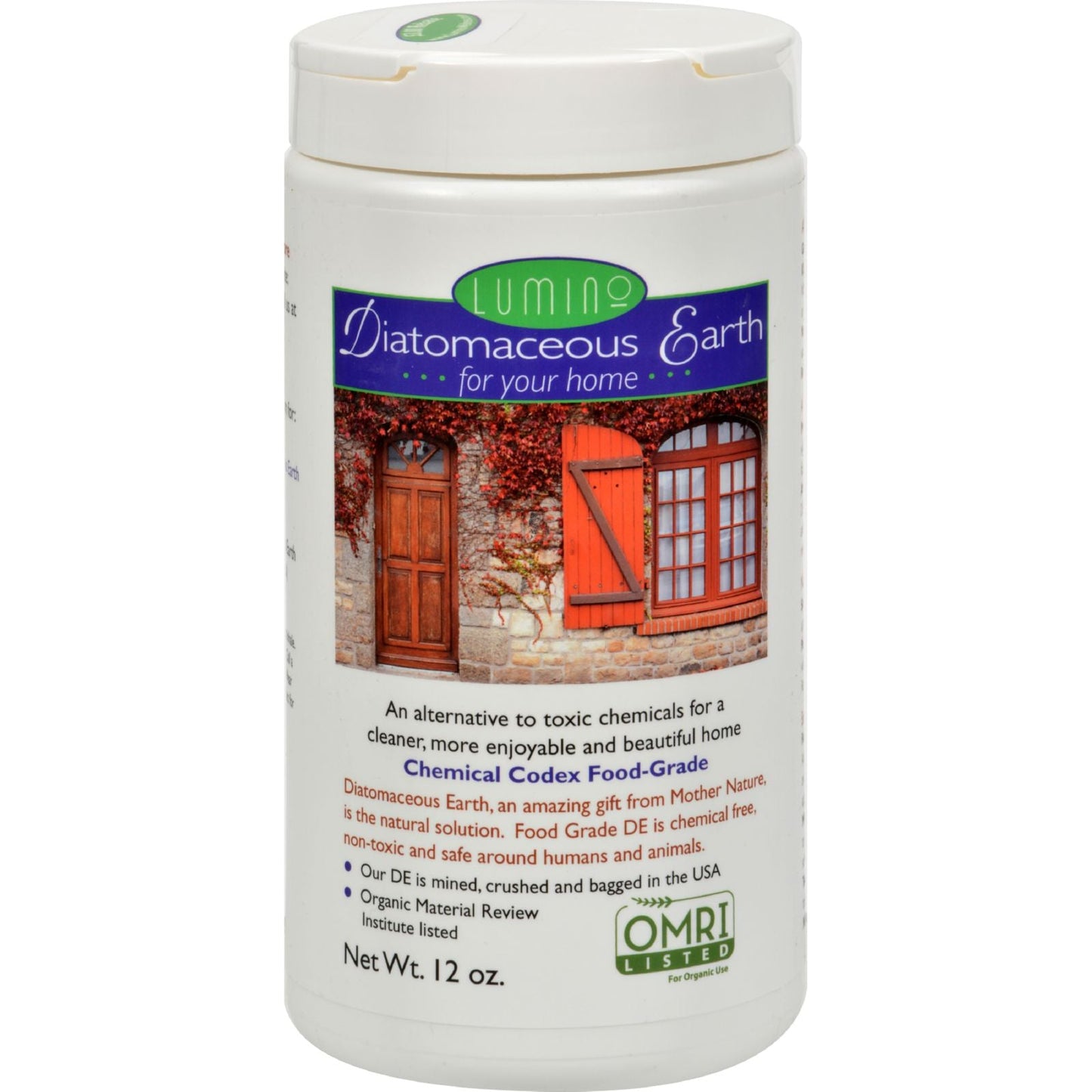 Lumino Home Premium Diatomaceous Earth (12 Oz.)