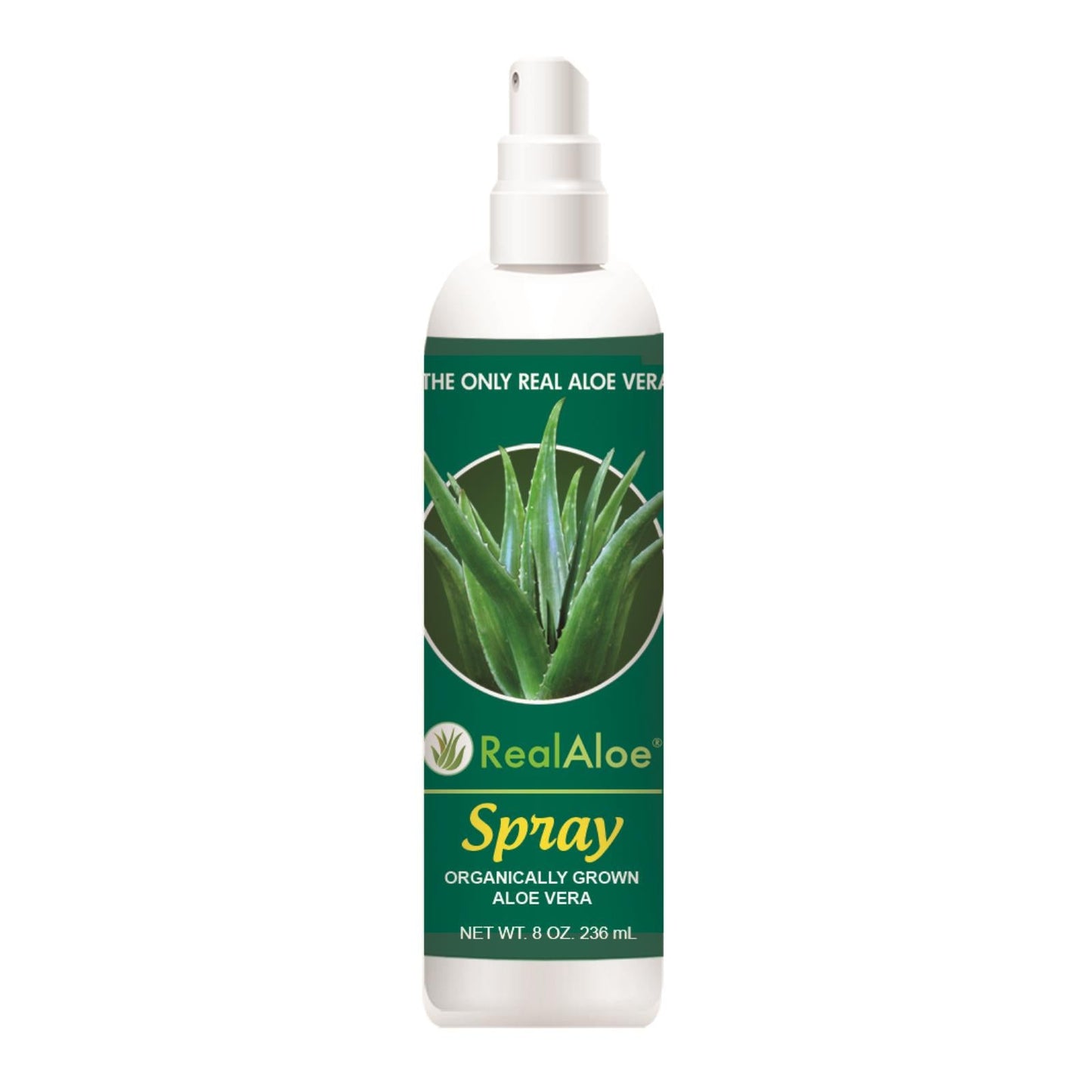 Real Aloe Vera Spray (8 Oz.) - Soothes and Moisturizes Sensitive Skin