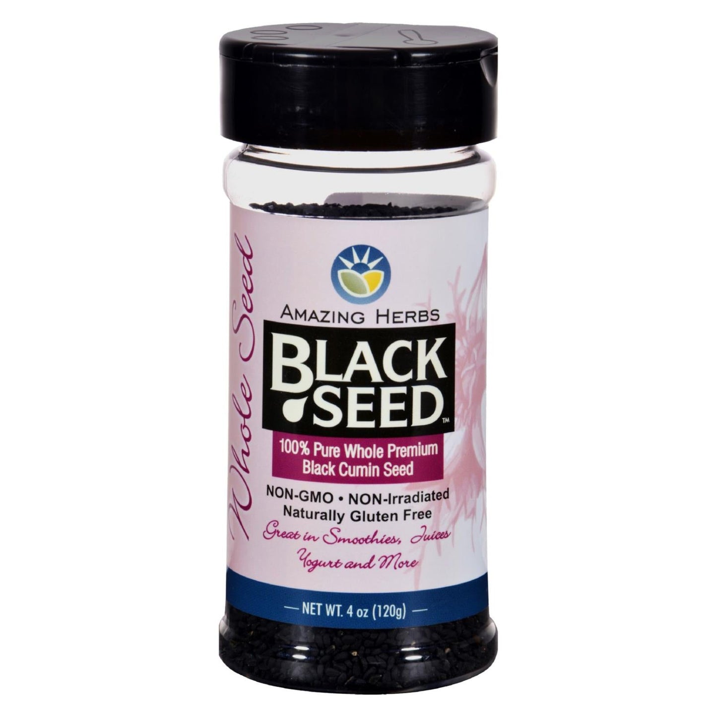 Black Cumin Seeds, Whole - 4 Oz. Pack