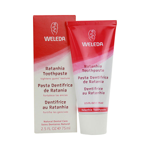 Weleda Ratanhia Toothpaste: 2.5 Fl Oz for Healthy Gums and Fresh Breath
