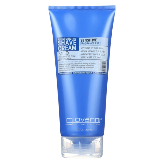 Giovanni Fragrance-Free Sensitive Skin Shave Cream 7 Fl Oz.