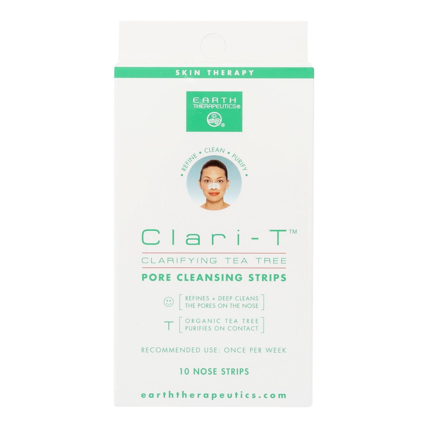 Earth Therapeutics Tea Tree Oil Pore Cleansing Strips (6 Pack)