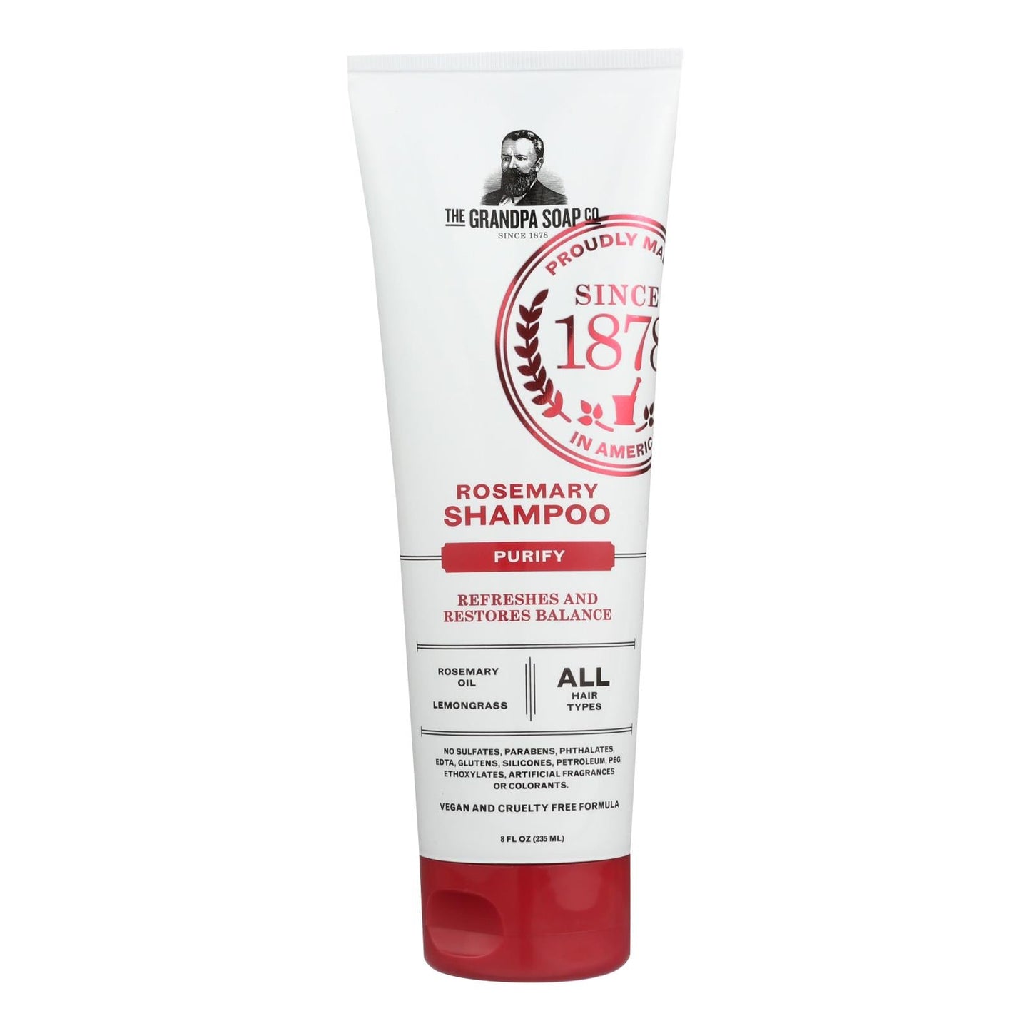 Grandpa Soap Rosemary Shampoo, 8 Fl Oz