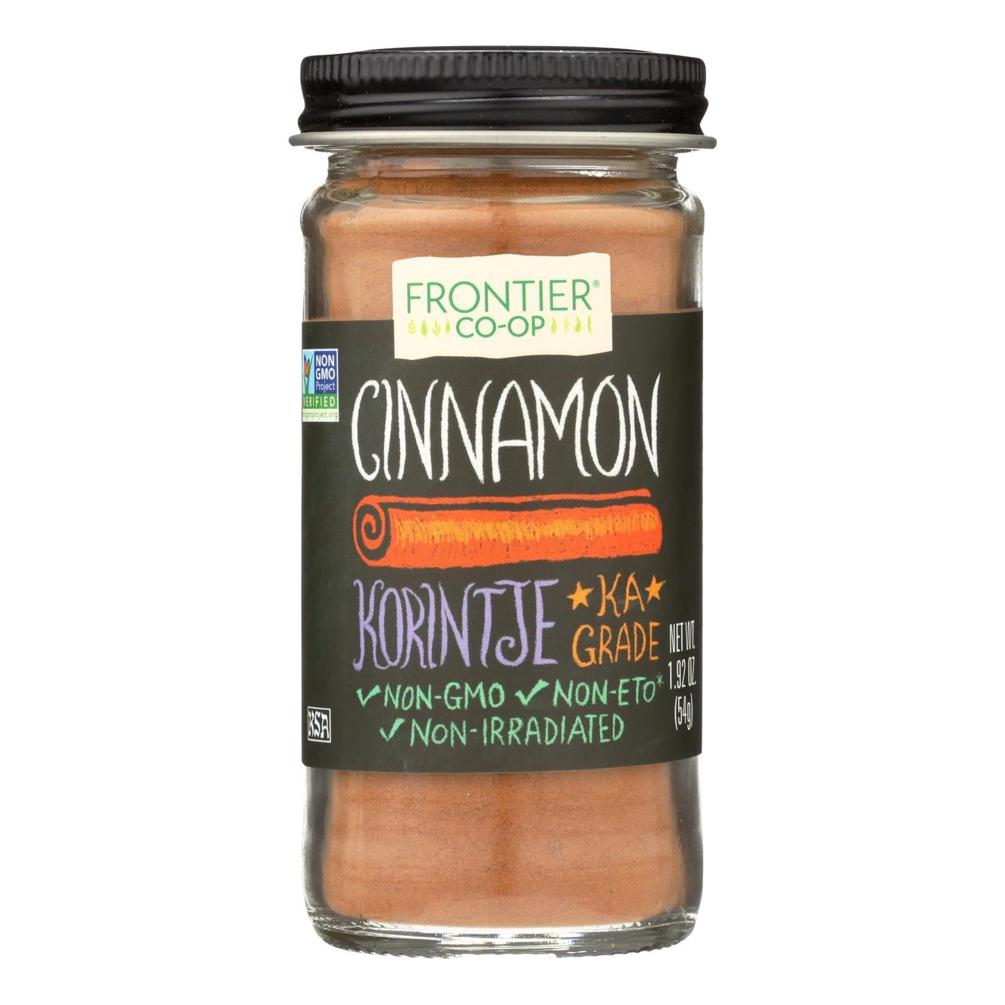 Frontier Herb Korintje Ground Cinnamon, 1.92 Oz. (3% Oil) - Exceptional Grade