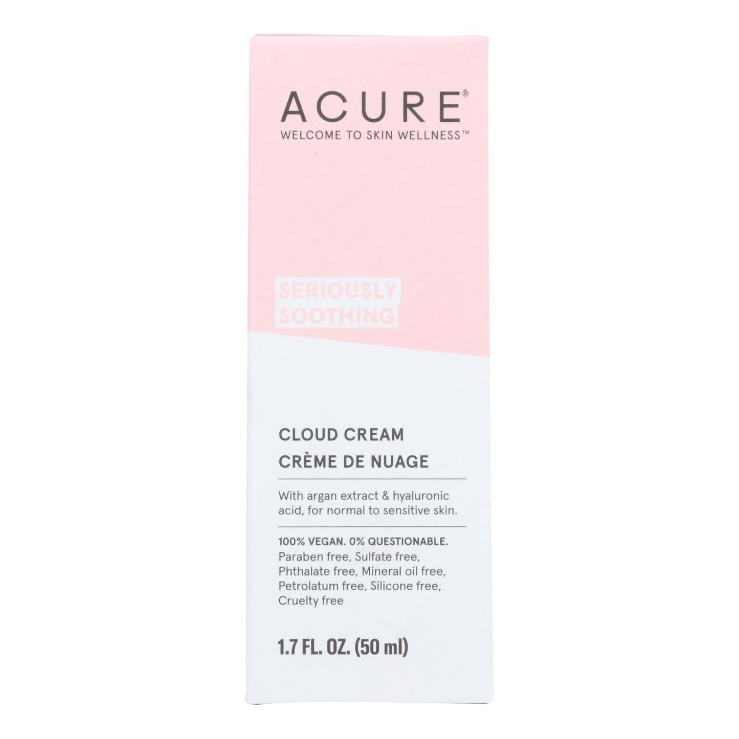 Acure Ultra-Soothing Cloud Cream, 1.7 Fl Oz