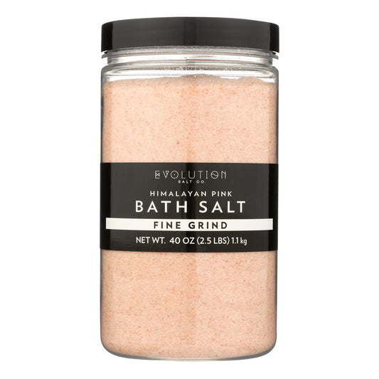 Evolution Salt Himalayan Fine Pink Bath Salt (26 Oz.)