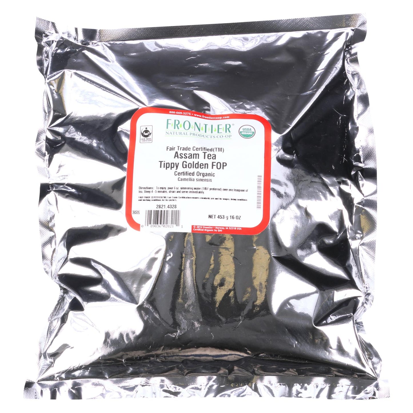 Frontier Herb Assam Black Flowering Orange Pekoe Grade (1lb)
