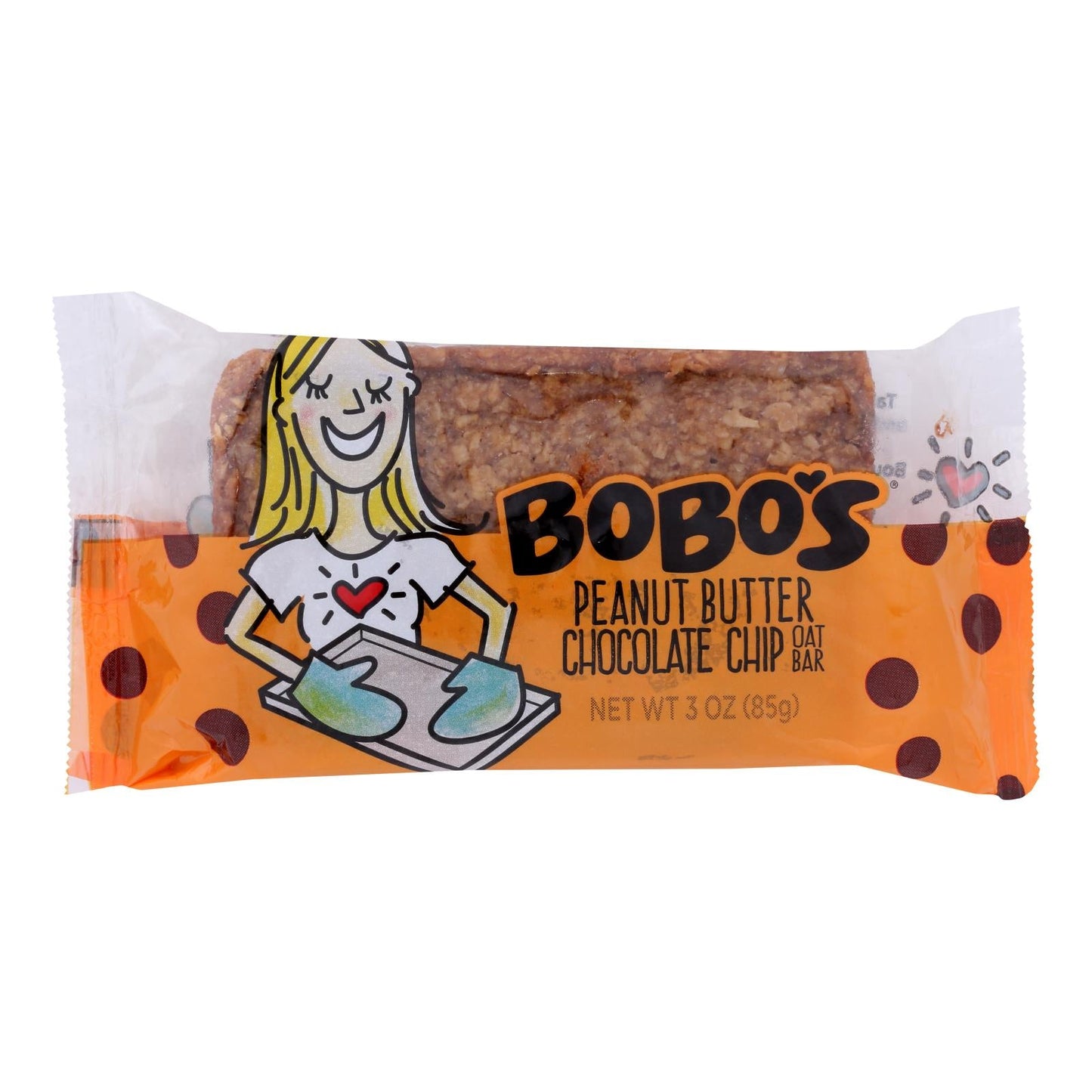 Bobo's Oat Bars, Peanut Butter Chip Flavor, 3 Oz (Pack of 12)