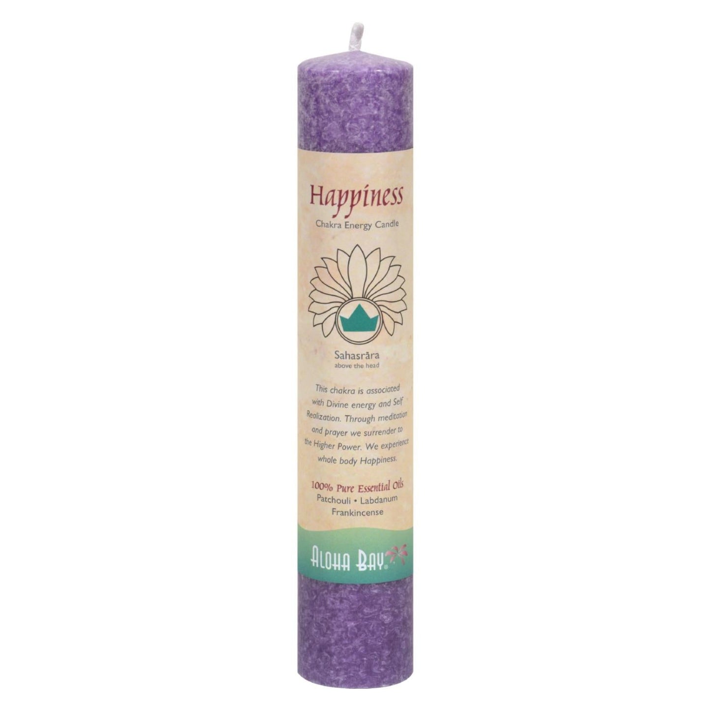Aloha Bay Chakra Energy Candle (Pack of 8) - Crown