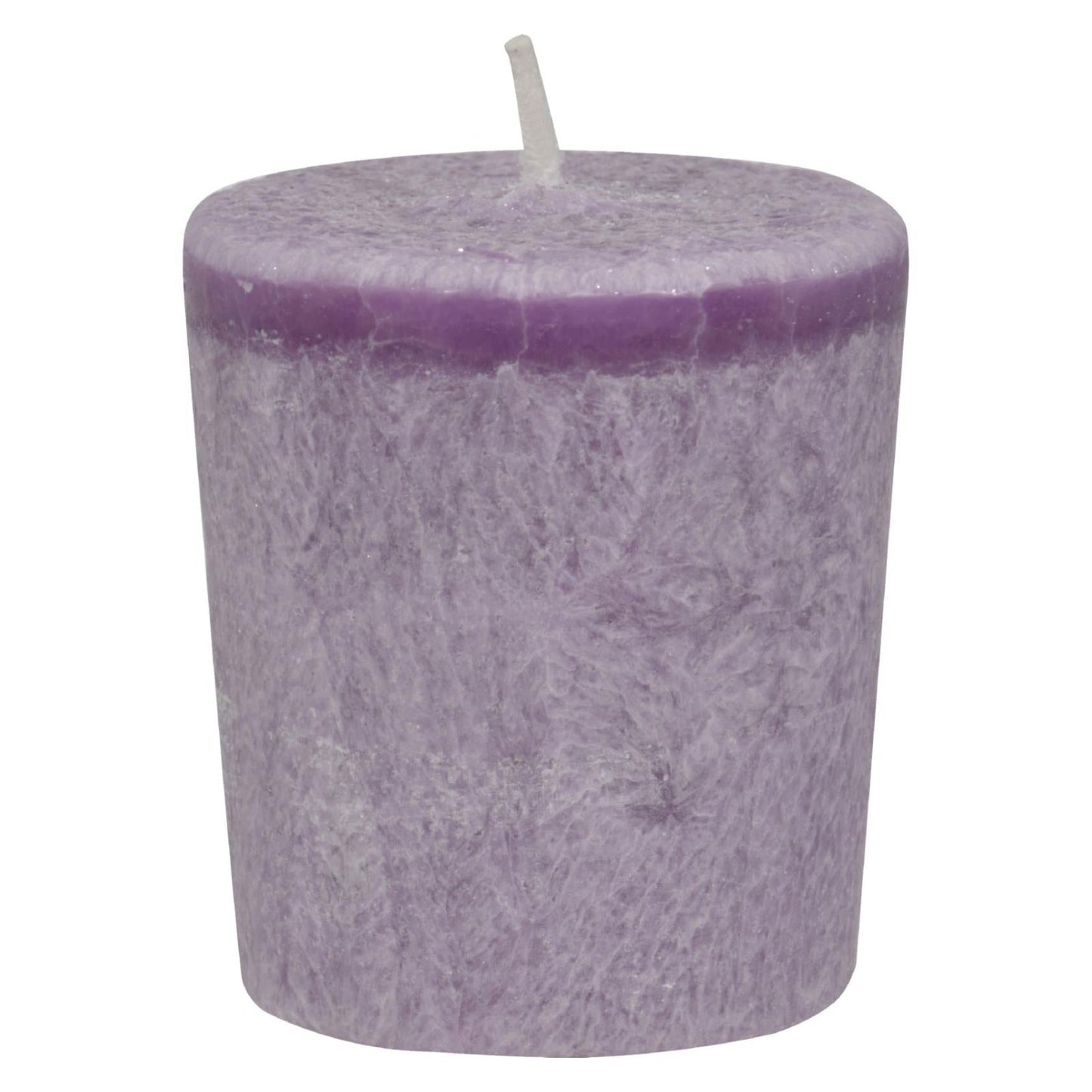 Aloha Bay Votive Eco Palm Wax Candles - Lavender Scent - Box of 12 - 2 oz Each
