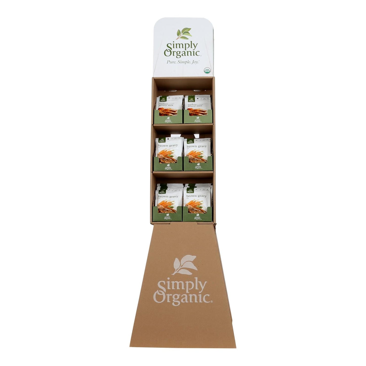 Simply Organic Turkey Brown Gravy - 72 ct Display
