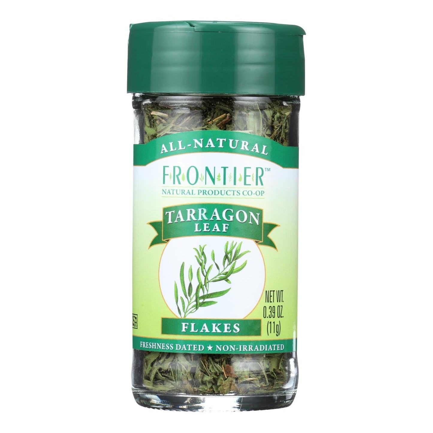 Frontier Herb Cut and Sifted Tarragon Leaf - 39 Oz.