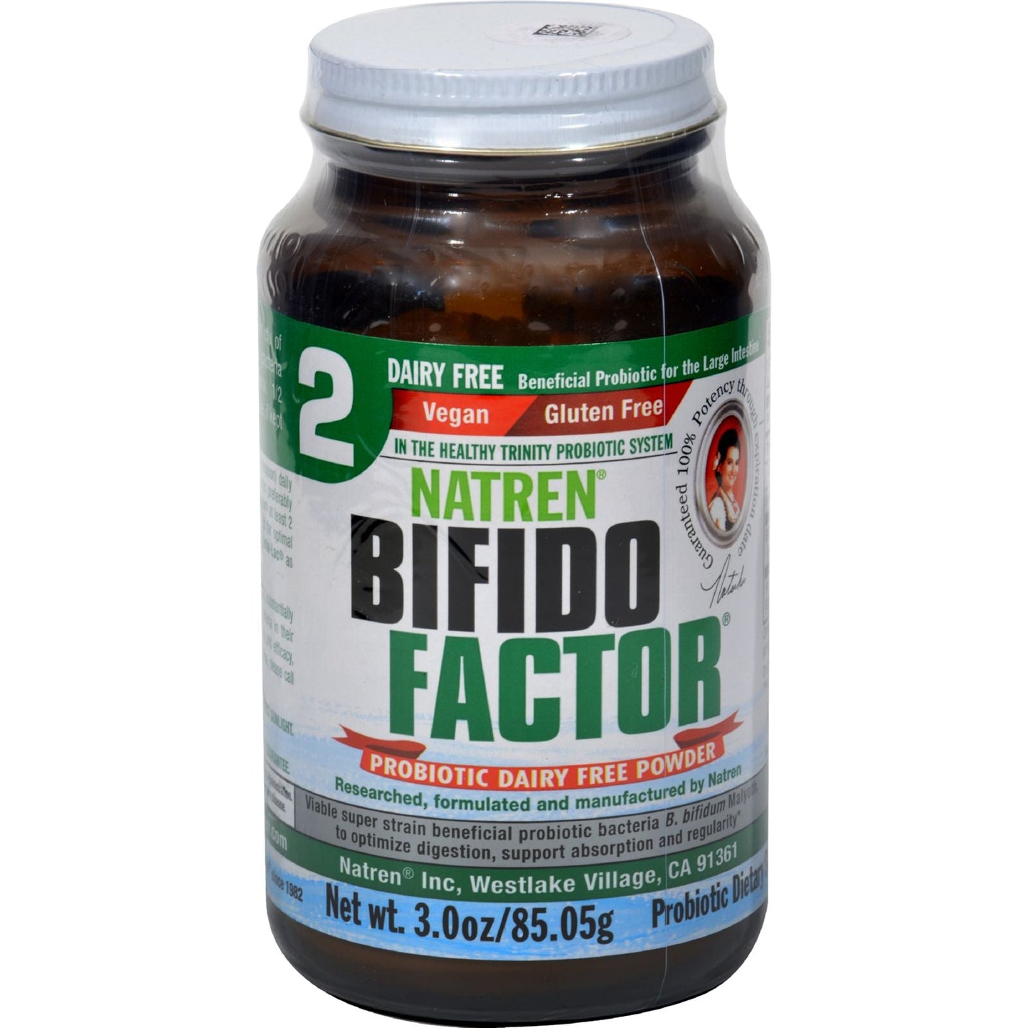 Natren Dairy-Free Bifidus Probiotic Supplement - 3 Oz.