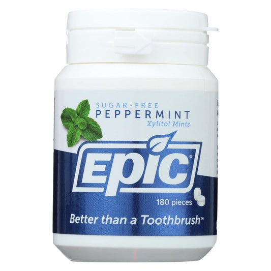Epic Dental Peppermint Xylitol Mints, 180-Count