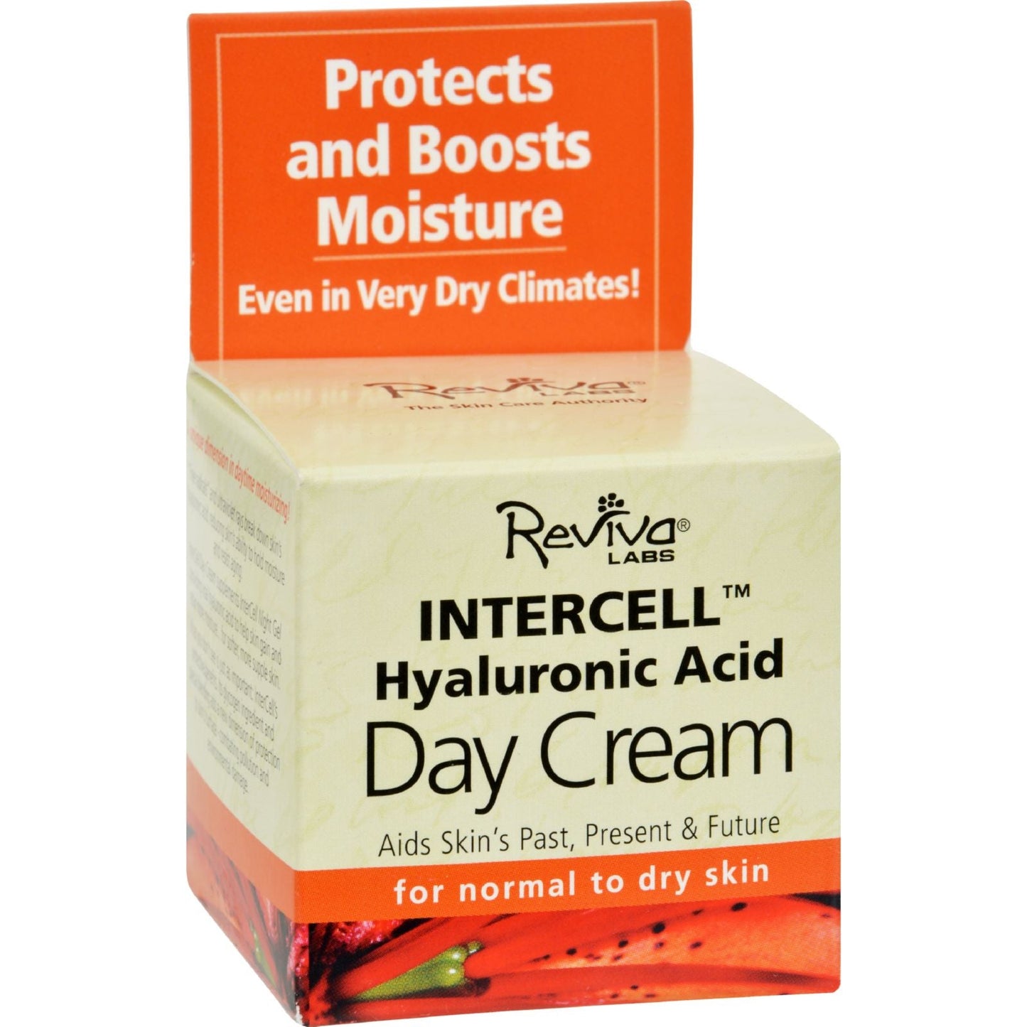 Reviva Labs Intercell Day Cream: Hydrates, Firms, and Protects with Hyaluronic Acid (1.5 Oz)