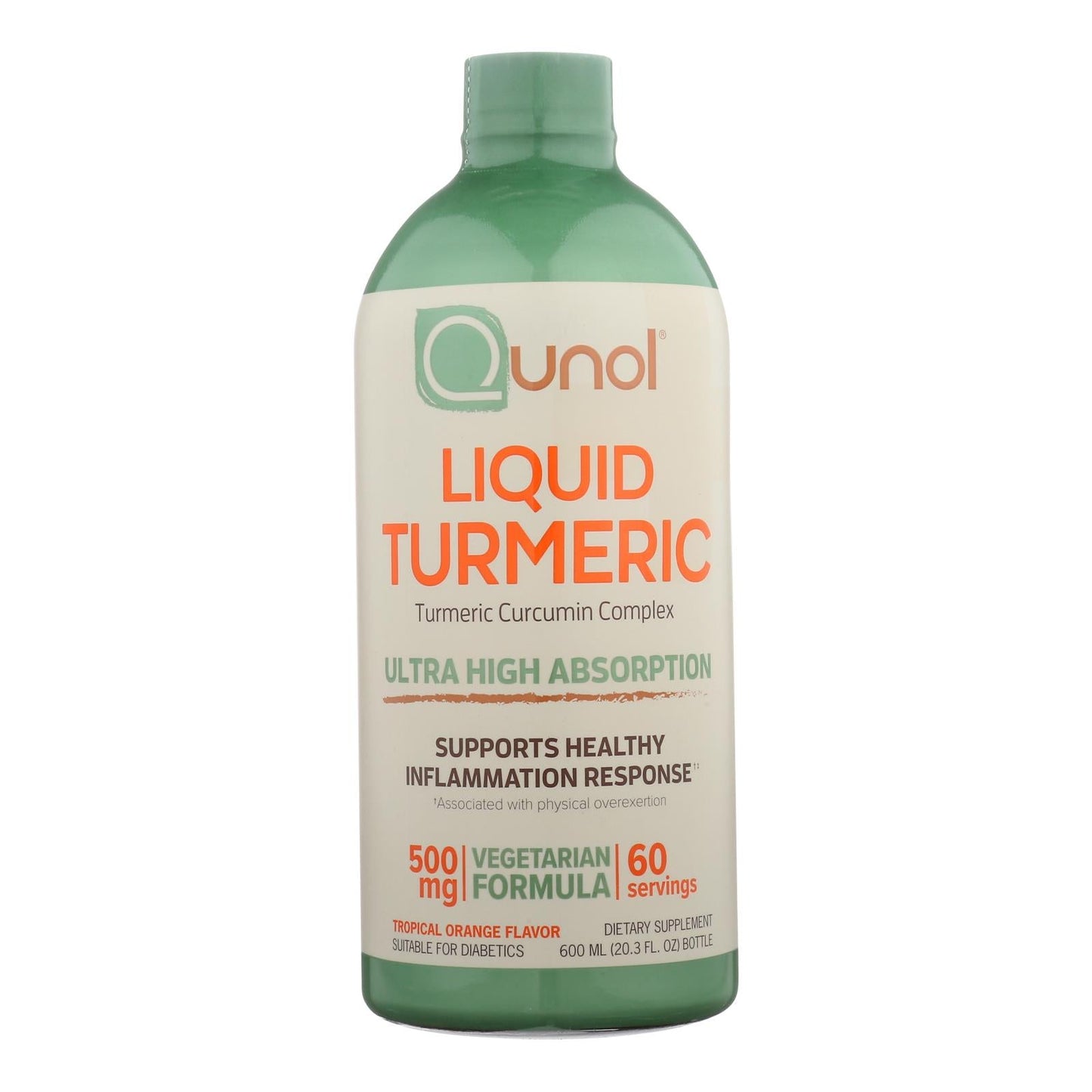 Qunol Liquid Turmeric Curcumin Supplement with 500mg Curcuminoids for Enhanced Absorption (20.3 Fl Oz)