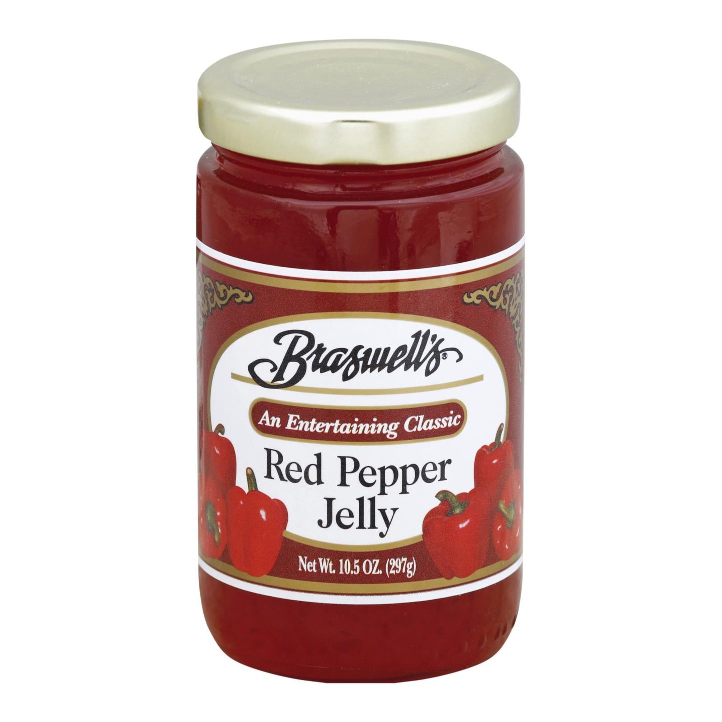 Braswell's Sweet & Zesty Red Pepper Jelly - 10.5 Oz. Pack of 6