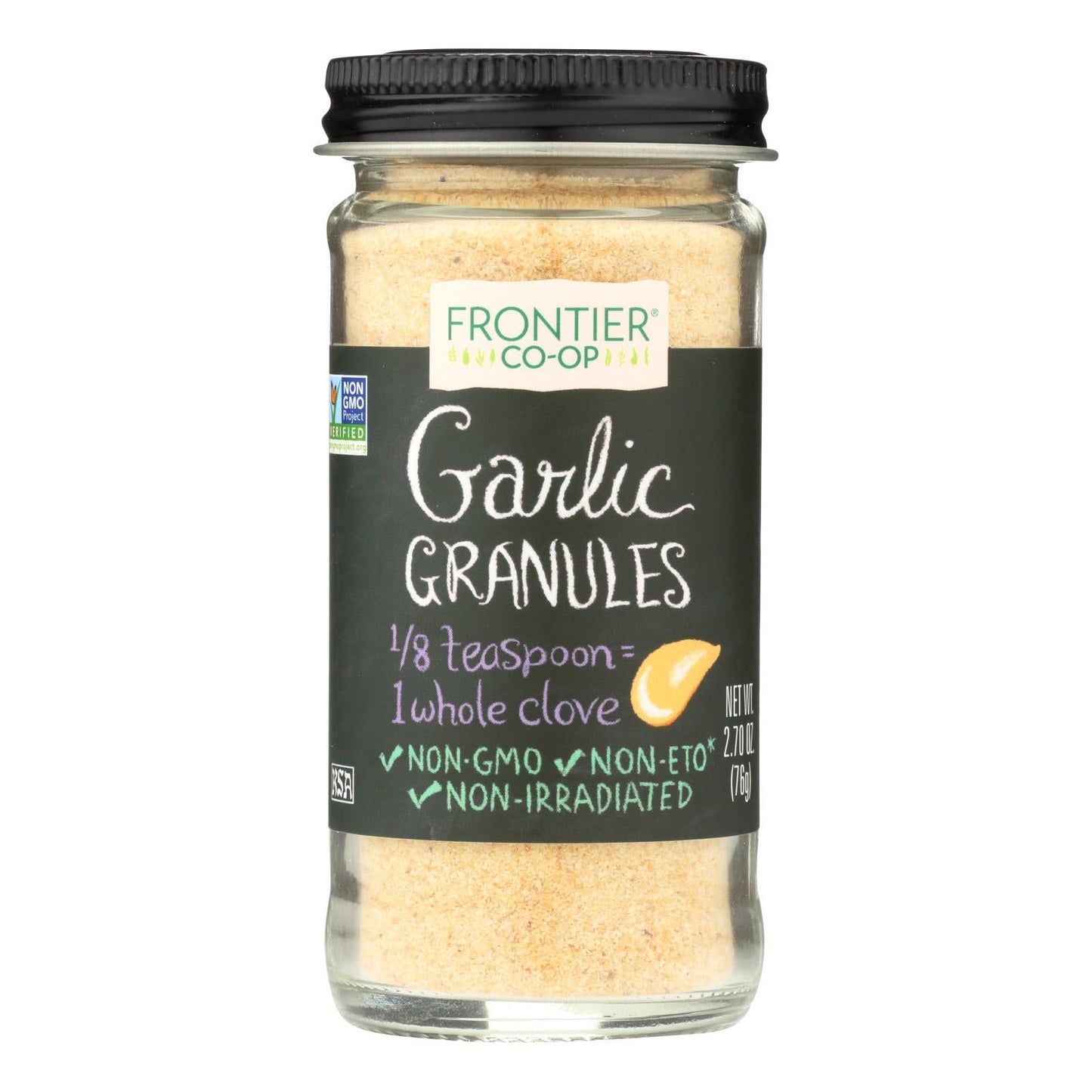 Frontier Herb Garlic Granules - 2.70Oz