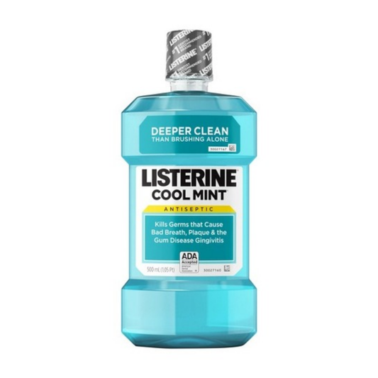 Listerine Cool Mint Deeper Clean Mouth Wash (500 mL)