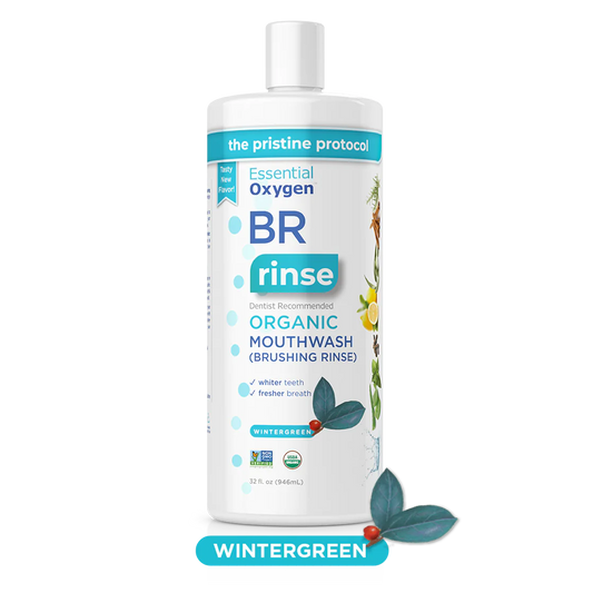 Essential Oxygen Wintergreen Mouthwash - 32 oz Bottle