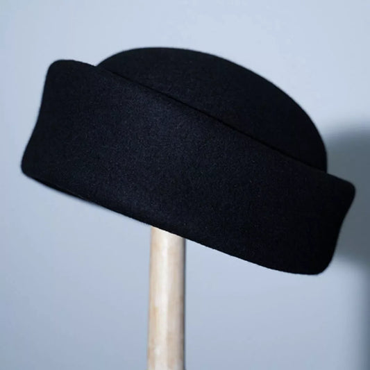 Wool Pillbox Hat