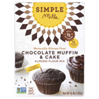 Simple Mills Gluten-Free Chocolate Muffin Cake (Pack of Six 11.2 Oz)