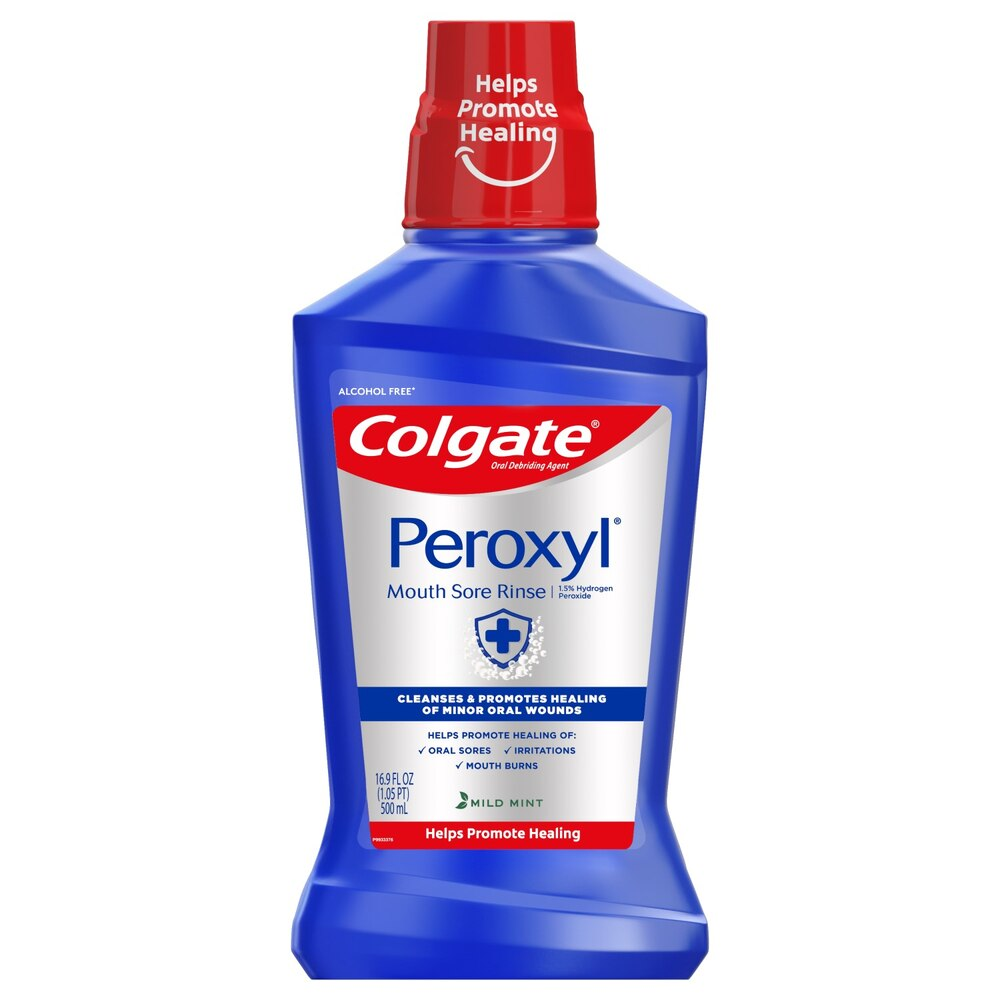 Colgate Peroxyl Mouth Sore Rinse Alcohol-Free (16.9 oz)