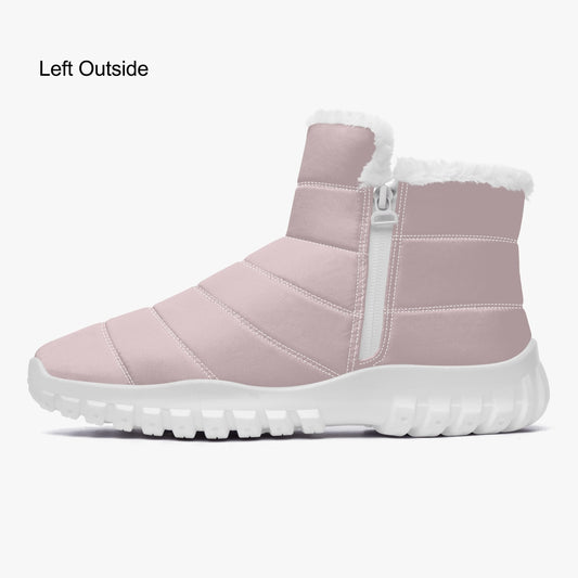 SHO-024PPL-24 Fur Zip Up Boots