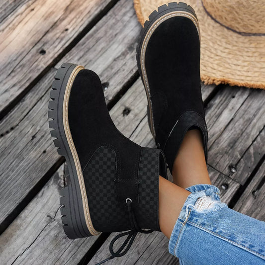 Block Heel Ankle Boots
