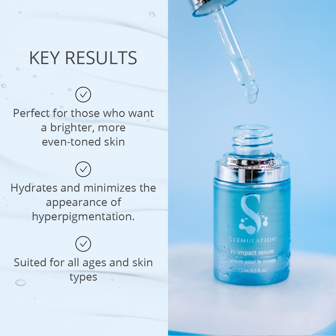 Hi-Impact Illuminating Serum with Hyaluronic Acid, Vitamin C and EGF's - 0.5 oz 15 mL