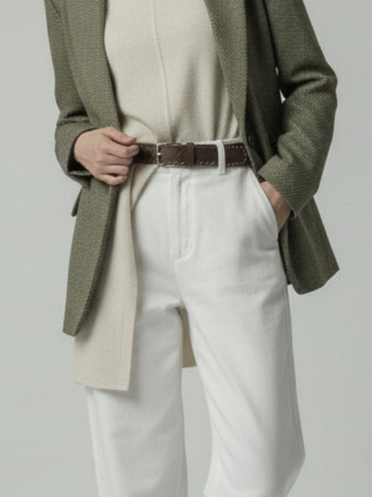 Braided Skinny Belt