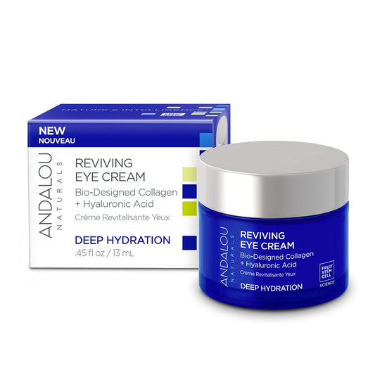 Andalou Naturals Eye Cream: Hydrating, Reviving Deep Hydration, 0.45 Fl Oz
