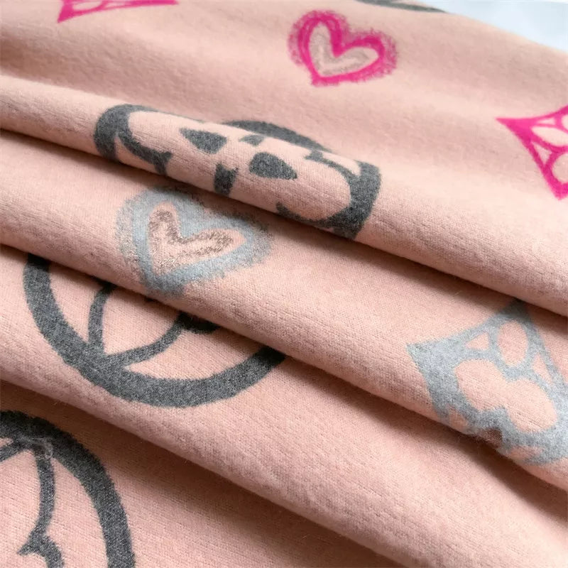Raw Hem Scarf