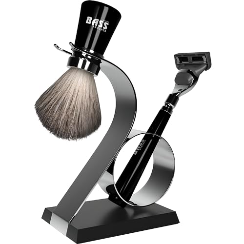Bass Brushes - Viper Shave Set Bowl, Kit (Pack of 1) - Men's Grooming Kit