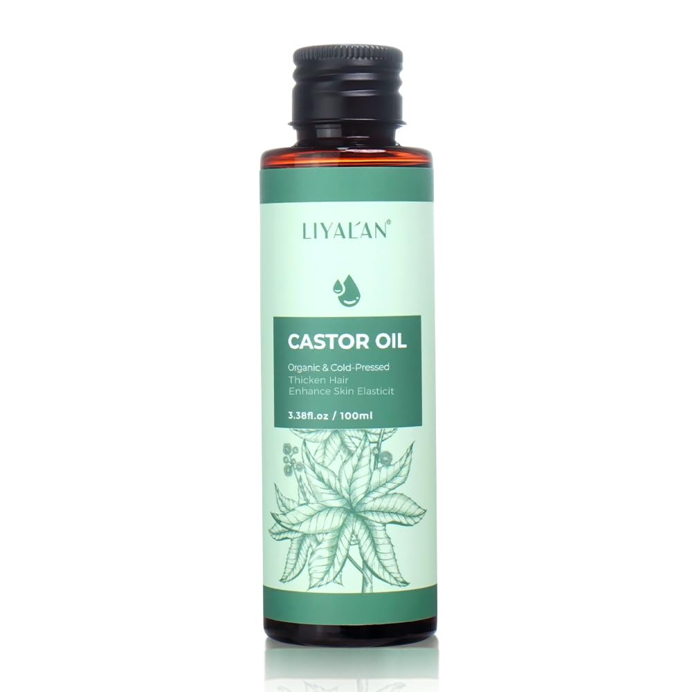 LIYALAN Organic Castor Oil Skin & Hair Repair