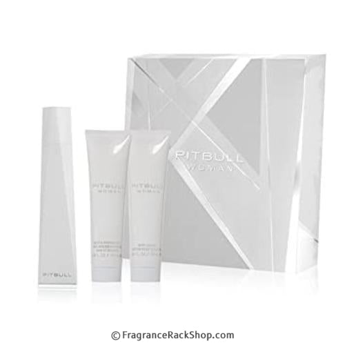 Pitbull Woman Eau De Parfum 3 Piece Gift Set