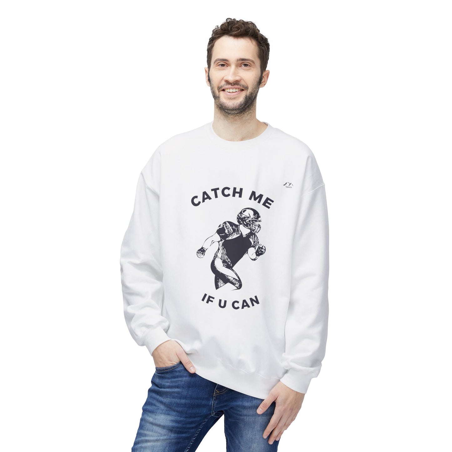 SW-120ML-24 Unisex Garment-Dyed Sweatshirt long sleeve sweat shirt for Football Rugby lovers