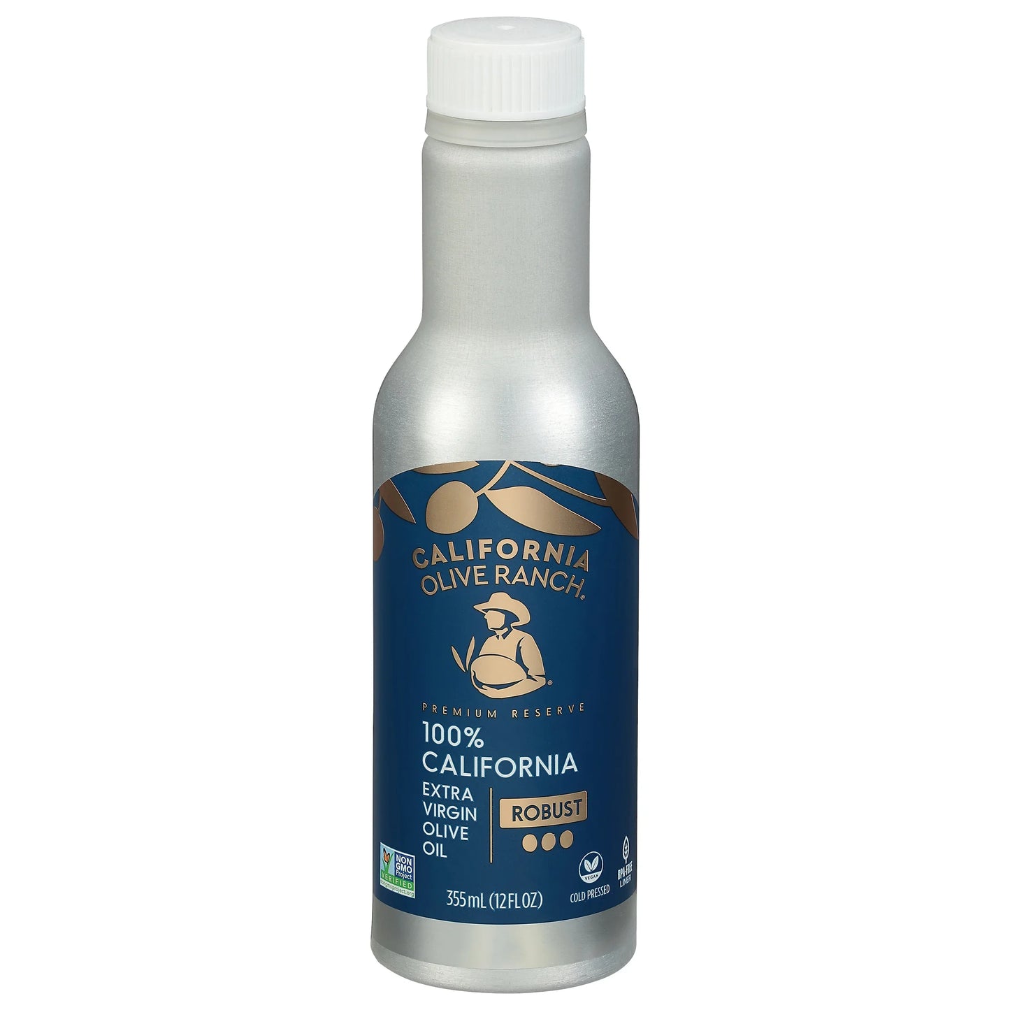 California Olive Ranch Extra Virgin Olive Oil, 12 fl oz (Pack of 6) - Bold & Peppery