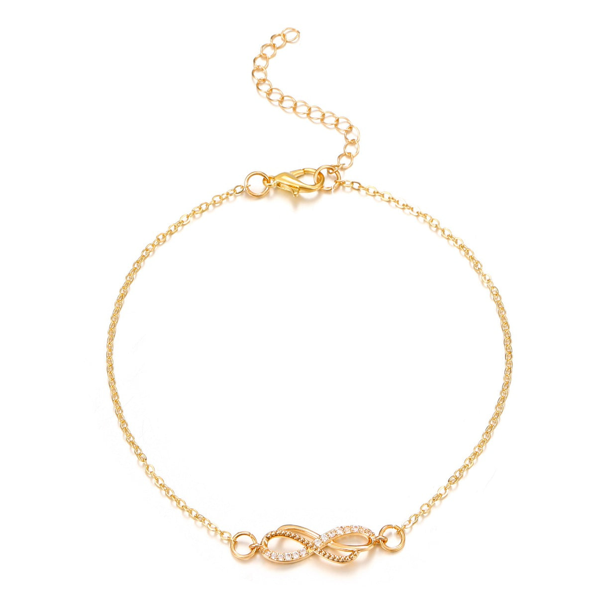 Infinity Knot Charm Bracelet