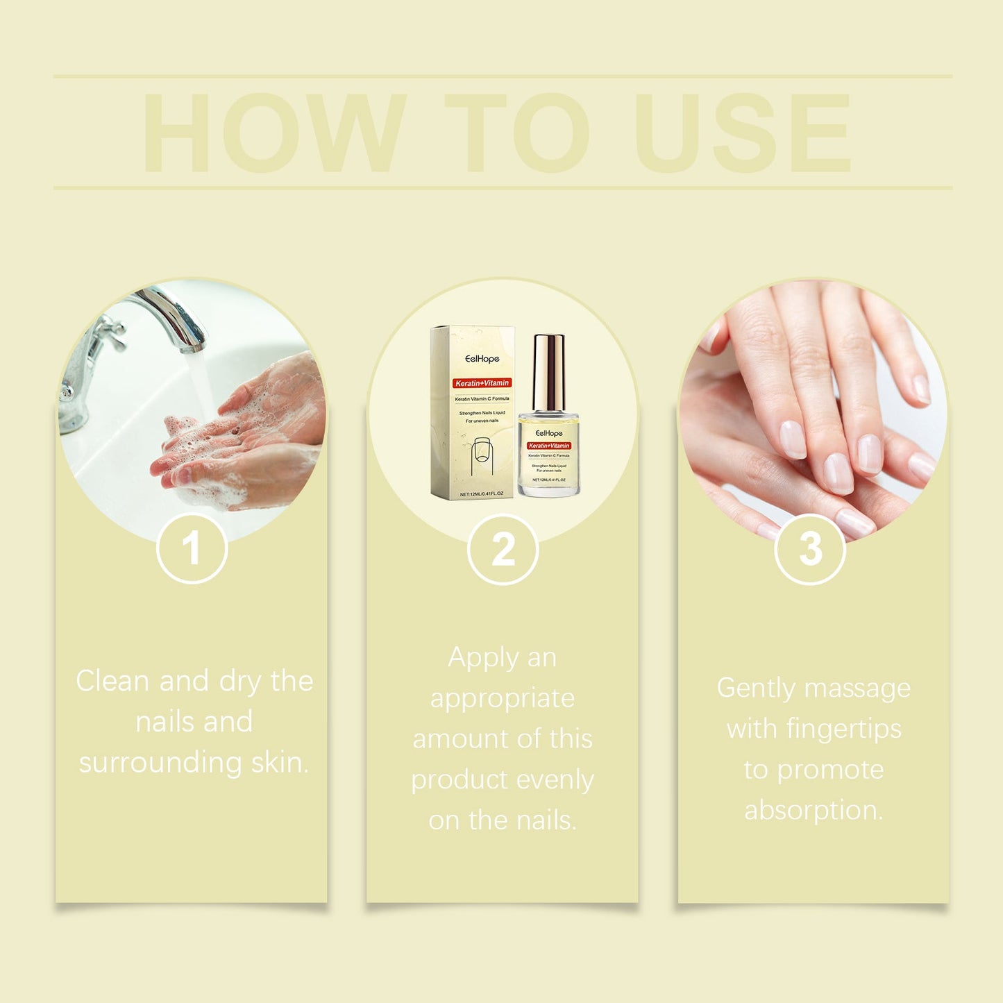 Eelhope Nail Care And Repair Solution Hand Softening Nail Exfoliating Nail Polish Essence