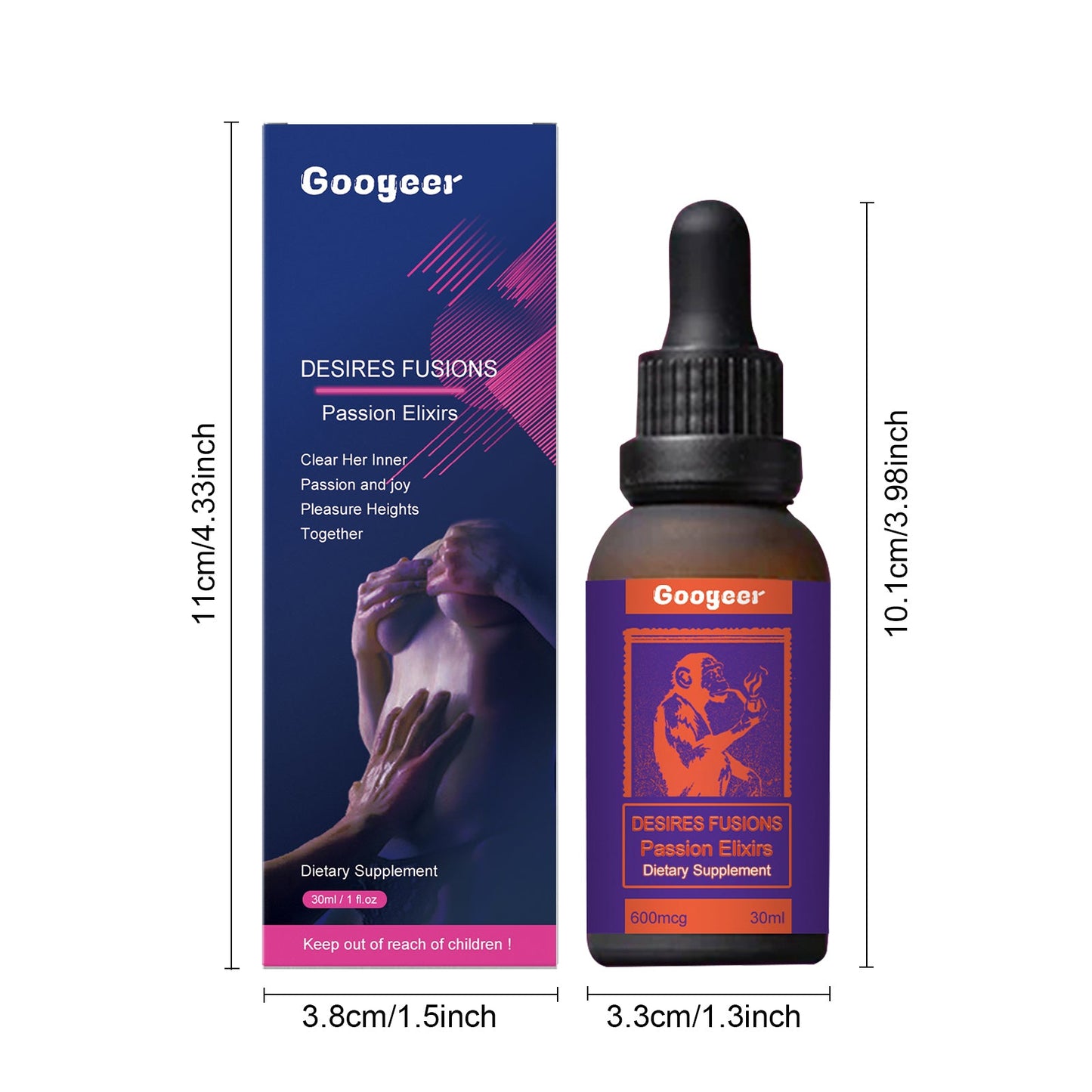 Women Vitality Support Drops,Natural Shilajit & Ginseng Extract Elixir For Mood, Stress Relief & Intimate Wellness