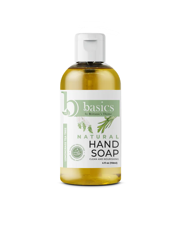 Brittanie's Thyme Hand Soap Basics: Lemongrass Tea Tree, 4 Fl Oz